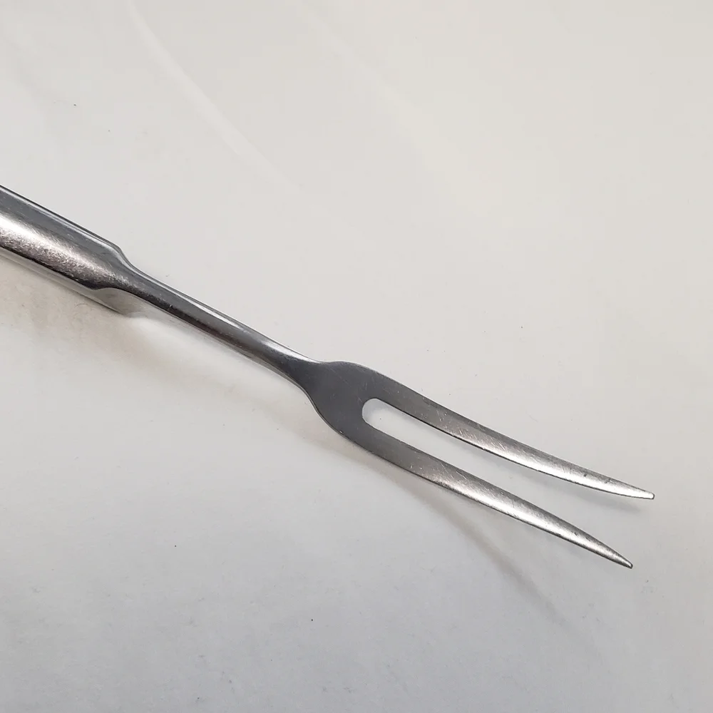 Vintage Stainless Steel Carving Fork Japan 70s
